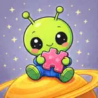 Toddler Space Games & Puzzles iOS Icon