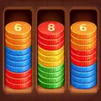 Coin Sort Merge Puzzle iOS Icon