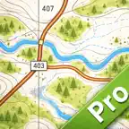 Russian Topo Maps Pro iOS Icon
