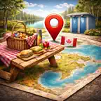PicnicStopMap iOS Icon