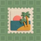Stampic: Photo Stamp Diary iOS Icon