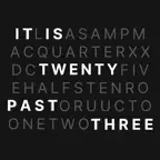 WordClock in 3 Languages iOS Icon
