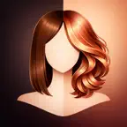 AI Hair Color & Style iOS Icon