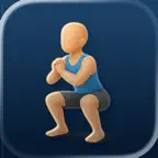 Squats Every 45 Minutes iOS Icon