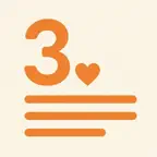 3-Line Gratitude Journal iOS Icon