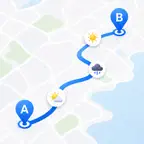 RouteCast: Route Weather iOS Icon