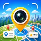 GeoMap - GPS Map Camera iOS Icon