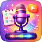 Podcast Recorder & Editor AI iOS Icon