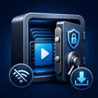 Offline Video Locker iOS Icon
