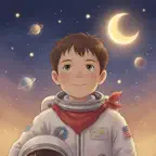 Camille Astronaut: Bedtime iOS Icon