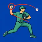 BaseballDraw: Swing Analyzer iOS Icon