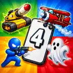 4 Player Games - Offline Games iOS Icon