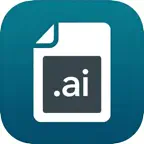 Illustrator File Viewer: .AI iOS Icon