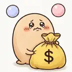 Mellow croquette Stickers iOS Icon