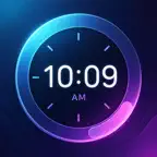 Floating Clock &StopWatch iOS Icon