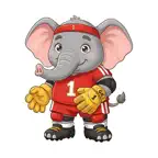 Elephant Soccer Goalie Sticker iOS Icon