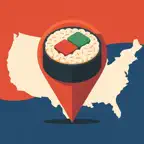BapMap Korean Restaurant Guide iOS Icon