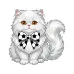 Elegant Persian Cat Stickers iOS Icon