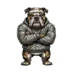 Bulldog Coach Stickers iOS Icon