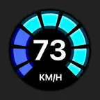 Speedometer GPS: HUD tracker iOS Icon