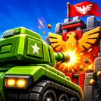 1-4 Player: Retro Tank Combat iOS Icon