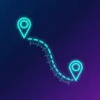 Distance Map - Area Measure iOS Icon
