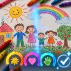 Kids Drawing Analyzer iOS Icon