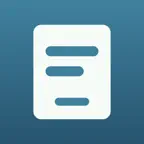 Big Text Note iOS Icon