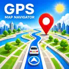 GPS Navigation: Maps & Route iOS Icon