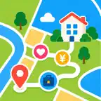 Life Map - Plan Where to Live iOS Icon