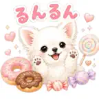 the Chihuahua Chiroru Stickers iOS Icon
