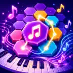 Hexa Melody: Music Puzzle iOS Icon