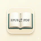 EPUB2PDF iOS Icon