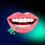 Teeth Whitener & AI Whitening iOS Icon