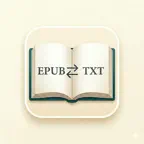 EPUB2TXT iOS Icon