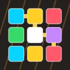 Neon Grid Blocks Icon