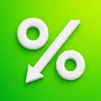 Discount Calculator: % Off iOS Icon