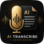 Transcribe Voice Notes AI iOS Icon