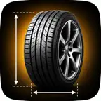 Tire Size Calculator. iOS Icon