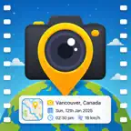 GPS Map Camera  Geotag Photos iOS Icon