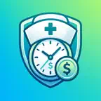 Nurse Shift Pay Calendar iOS Icon