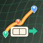DropTrail: Courier Routes iOS Icon