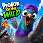 Pigeon Gone Wild: Bird Mayhem iOS Icon