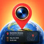 Map Timestamp Camera iOS Icon