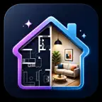 Floor Planner AI & Home Decor iOS Icon