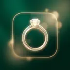 AI Wedding Ring Designer iOS Icon