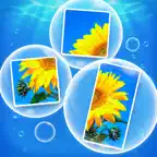 Bubblepics - Pop Jigsaw Puzzle iOS Icon