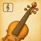 Violin Tuner & Intonation Icon