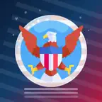 USA Citizenship USCIS Test iOS Icon