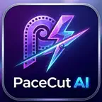 PaceCut AI: Auto video editor iOS Icon